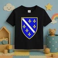 Bosnian Flag With Lily Toddler T-Shirt thumb 3