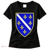 Bosnian Flag With Lily Women's T-Shirt thumb 0