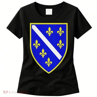 Bosnian Flag With Lily Women's T-Shirt