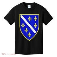 Bosnian Flag With Lily Kids T-Shirt thumb 0