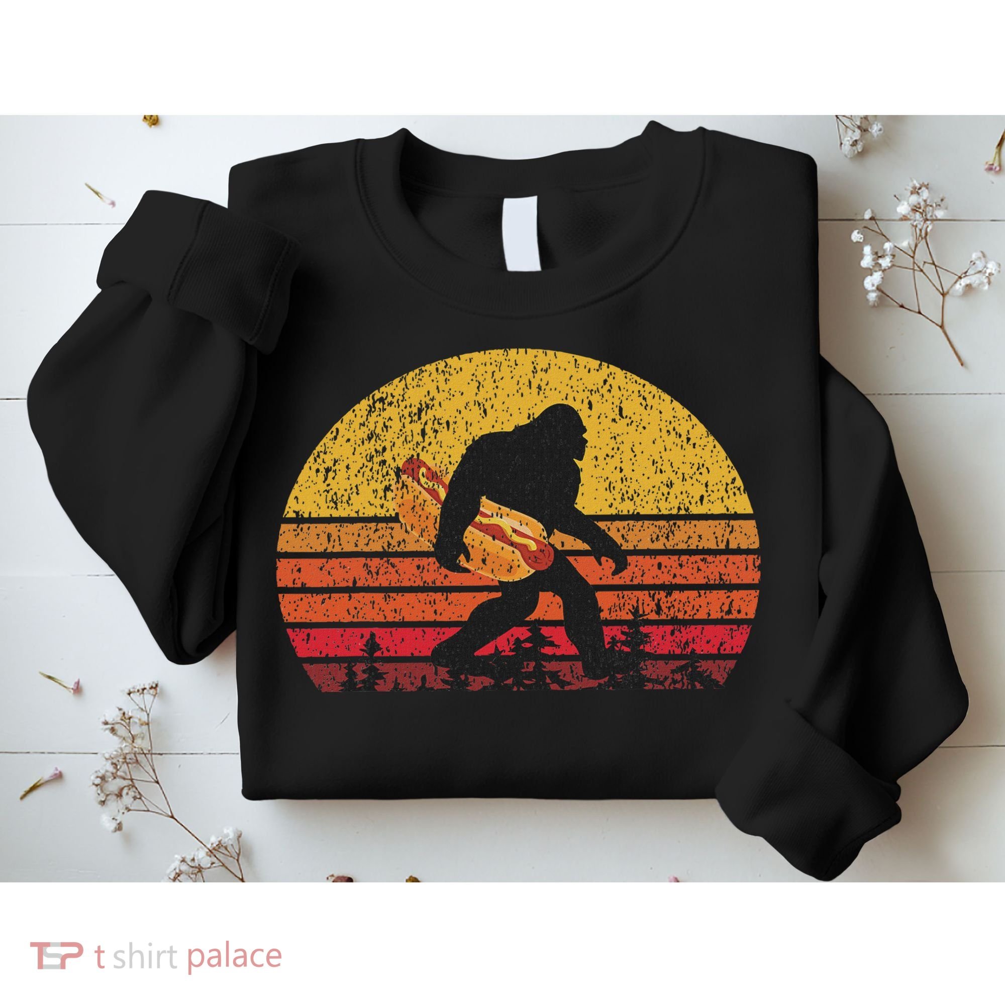 Bigfoot For Women & Hot Dog Sweatshirt