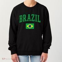Brazil Flag Yellow Women's Sweatshirt thumb 0
