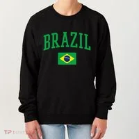 Brazil Flag Yellow Women's Sweatshirt thumb 0