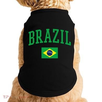 Brazil Flag Yellow Doggie Tank