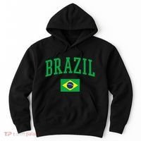 Brazil Flag Yellow Hoodie thumb 0