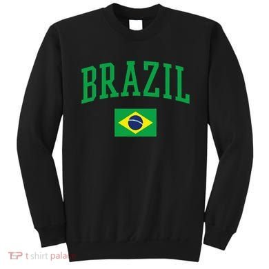 Brazil Flag Yellow Sweatshirt
