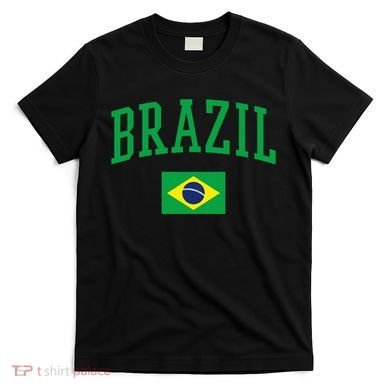 Brazil Flag Yellow T-Shirt