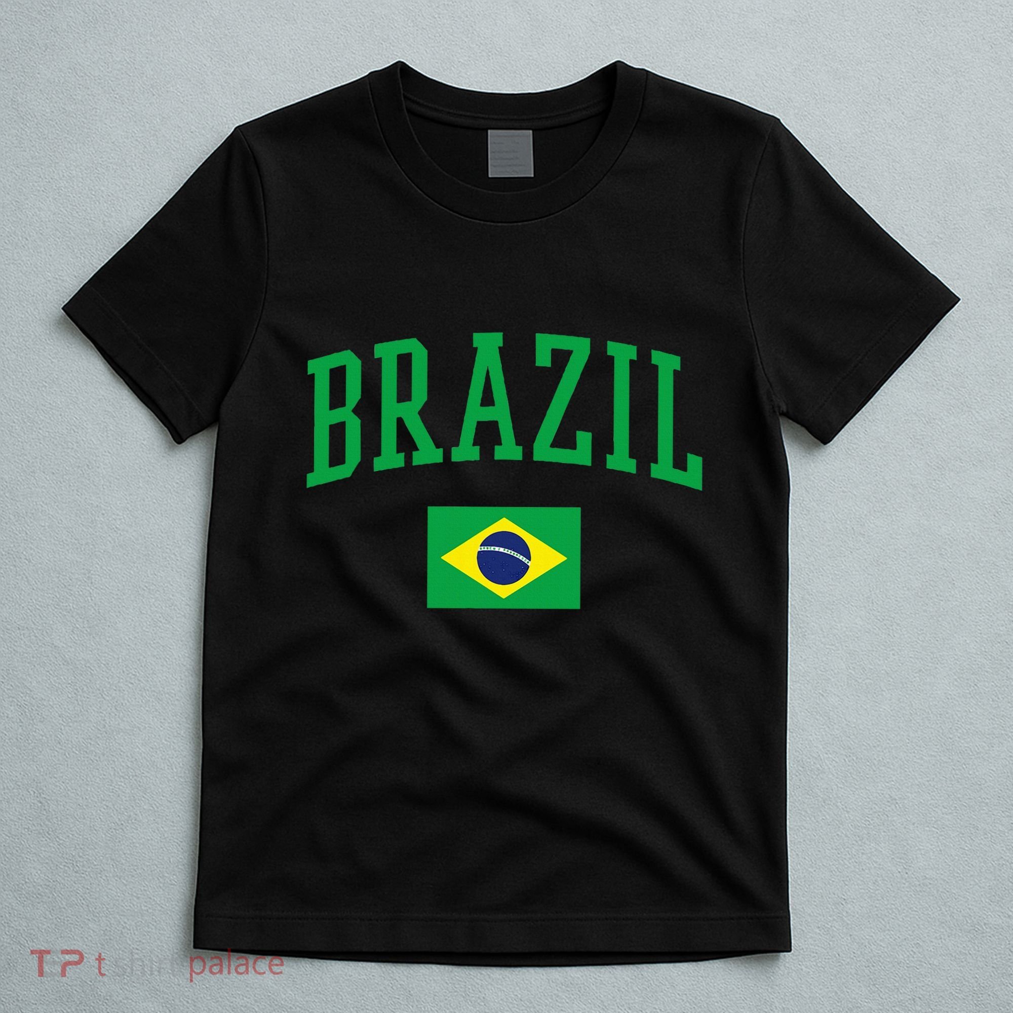 Brazil Flag Yellow T-Shirt