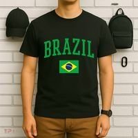 Brazil Flag Yellow T-Shirt thumb 6