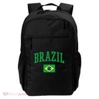 Brazil Flag Yellow Backpack thumb 0