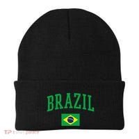Brazil Flag Yellow Beanie thumb 0