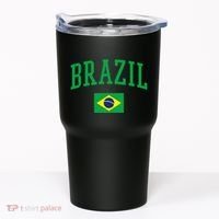 Brazil Flag Yellow Tumbler thumb 0