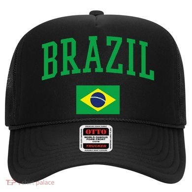 Brazil Flag Yellow Hat
