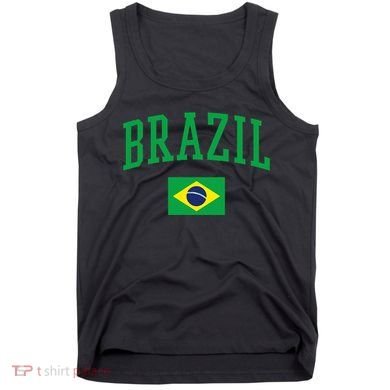 Brazil Flag Yellow Tank Top
