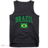 Brazil Flag Yellow Tank Top thumb 0