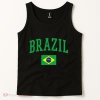 Brazil Flag Yellow Tank Top thumb 2