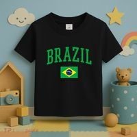 Brazil Flag Yellow Toddler T-Shirt thumb 3