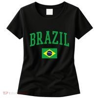 Brazil Flag Yellow Women's T-Shirt thumb 0