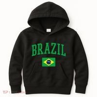 Brazil Flag Yellow Kids Hoodie thumb 0