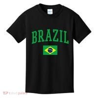 Brazil Flag Yellow Kids T-Shirt thumb 0