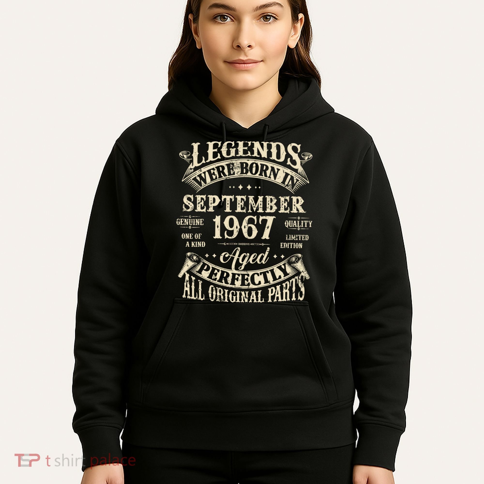 Birthday Gift 1967 Legend September 1967 Hoodie