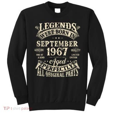 Birthday Gift 1967 Legend September 1967 Sweatshirt