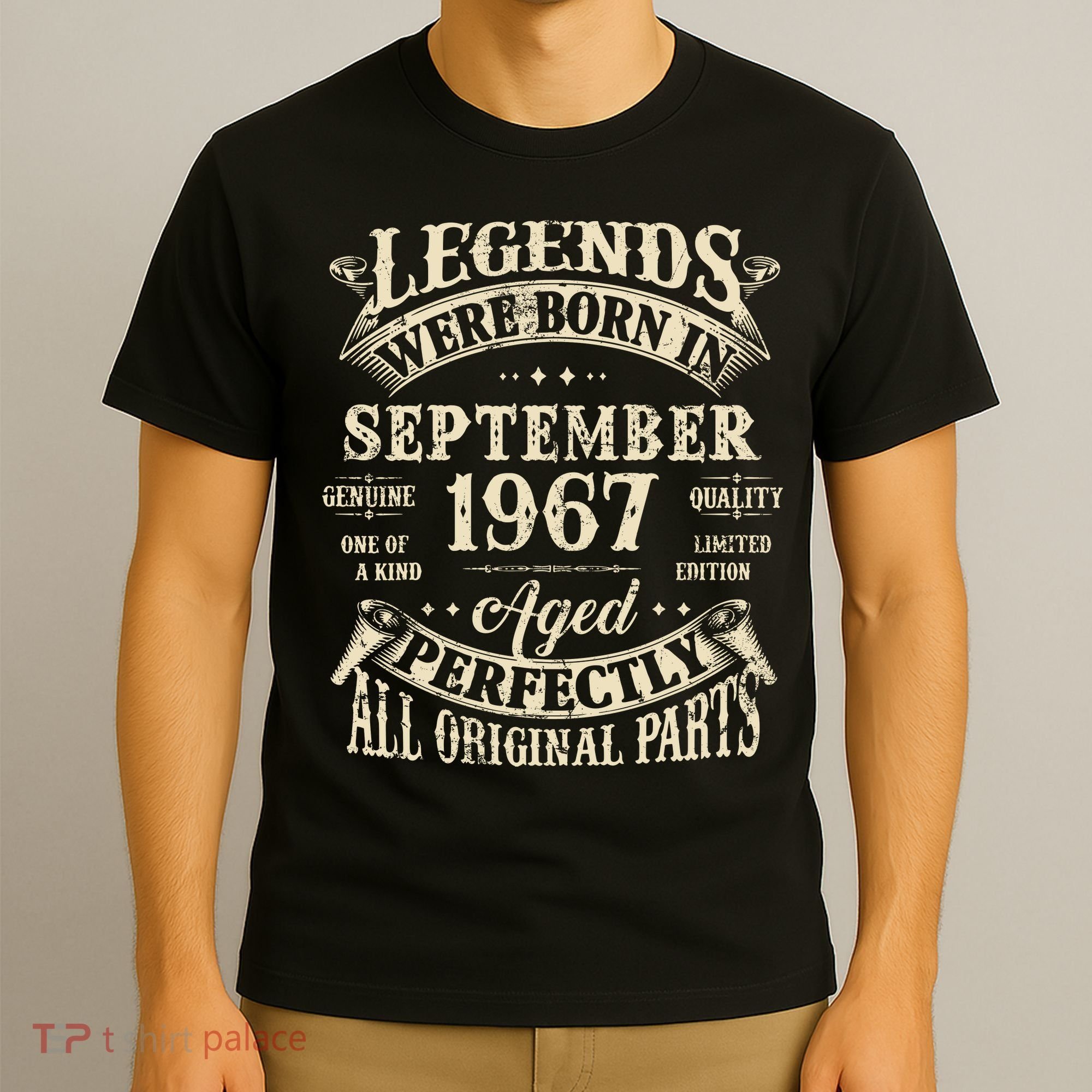 Birthday Gift 1967 Legend September 1967 T-Shirt
