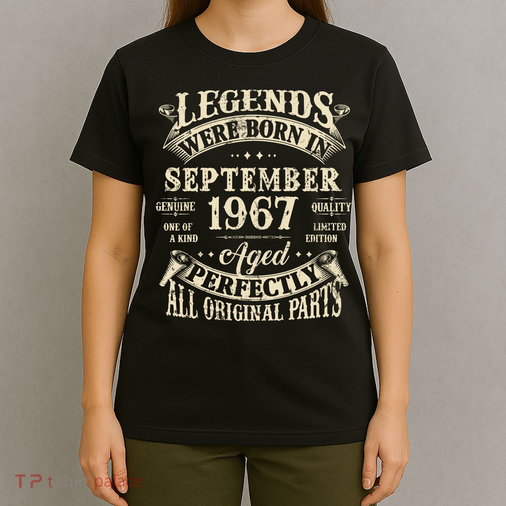 Birthday Gift 1967 Legend September 1967 T-Shirt