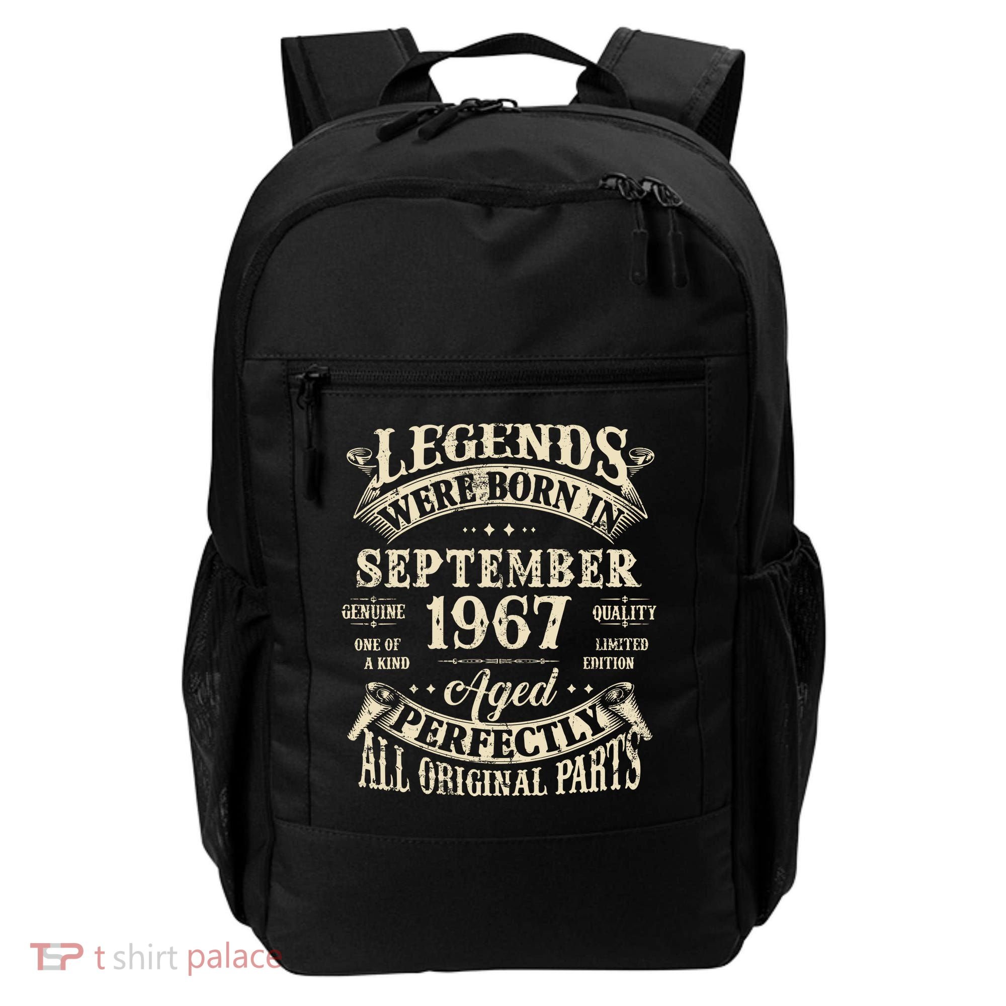Birthday Gift 1967 Legend September 1967 Backpack