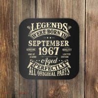 Birthday Gift 1967 Legend September 1967 Coaster thumb 0
