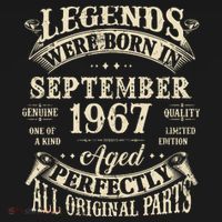 Birthday Gift 1967 Legend September 1967 Women's Hoodie thumb 2