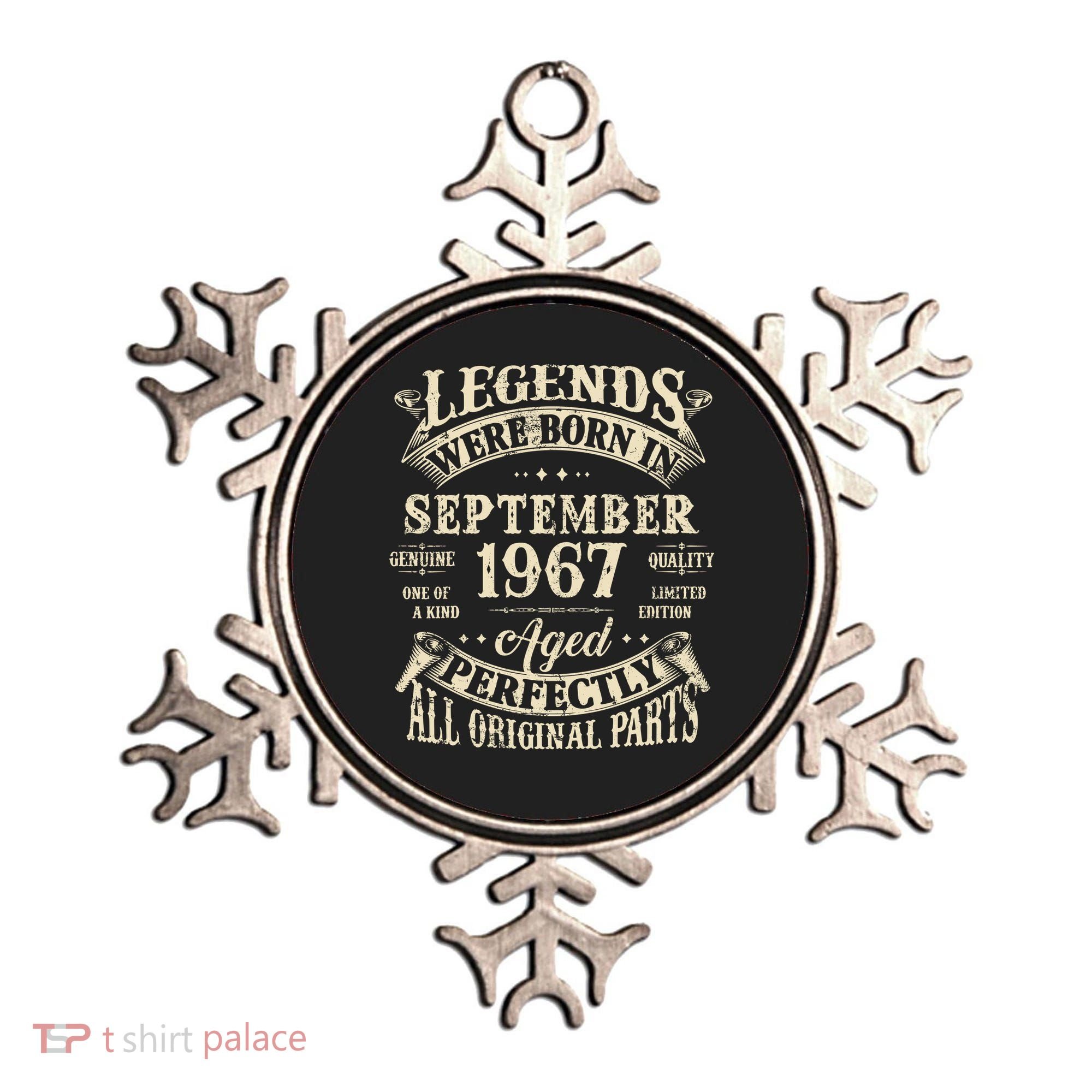 Birthday Gift 1967 Legend September 1967 Ornament