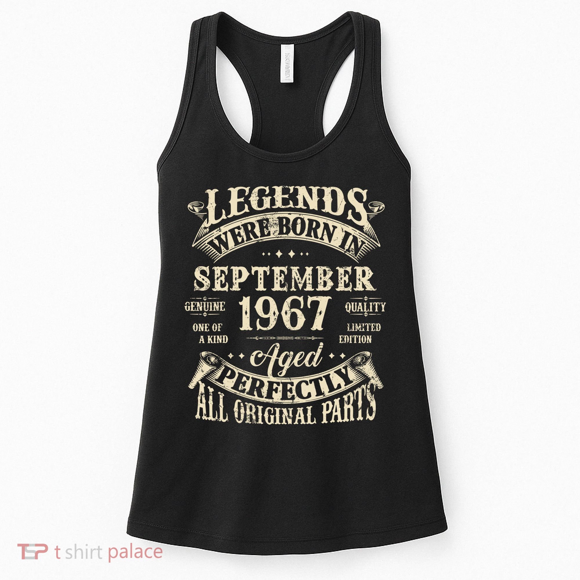 Birthday Gift 1967 Legend September 1967 Women's Tank Top