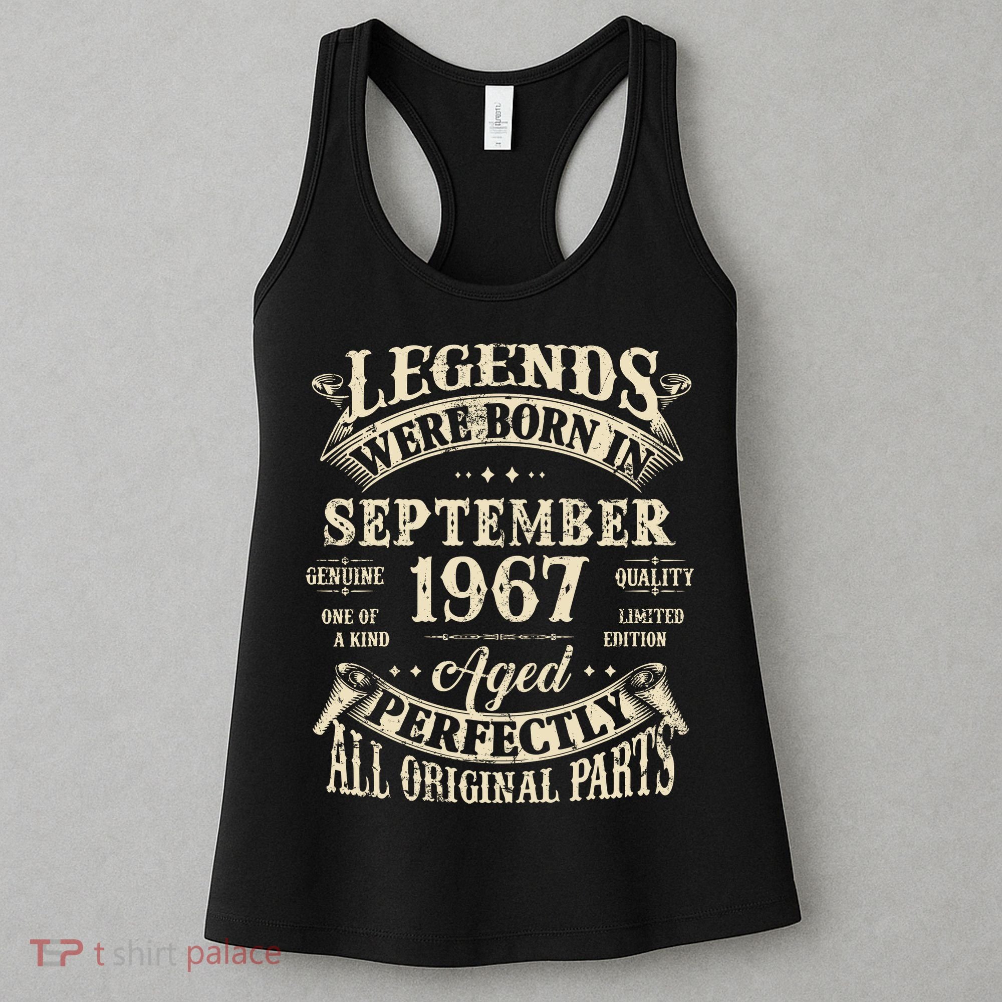 Birthday Gift 1967 Legend September 1967 Women's Tank Top