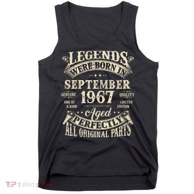 Birthday Gift 1967 Legend September 1967 Tank Top
