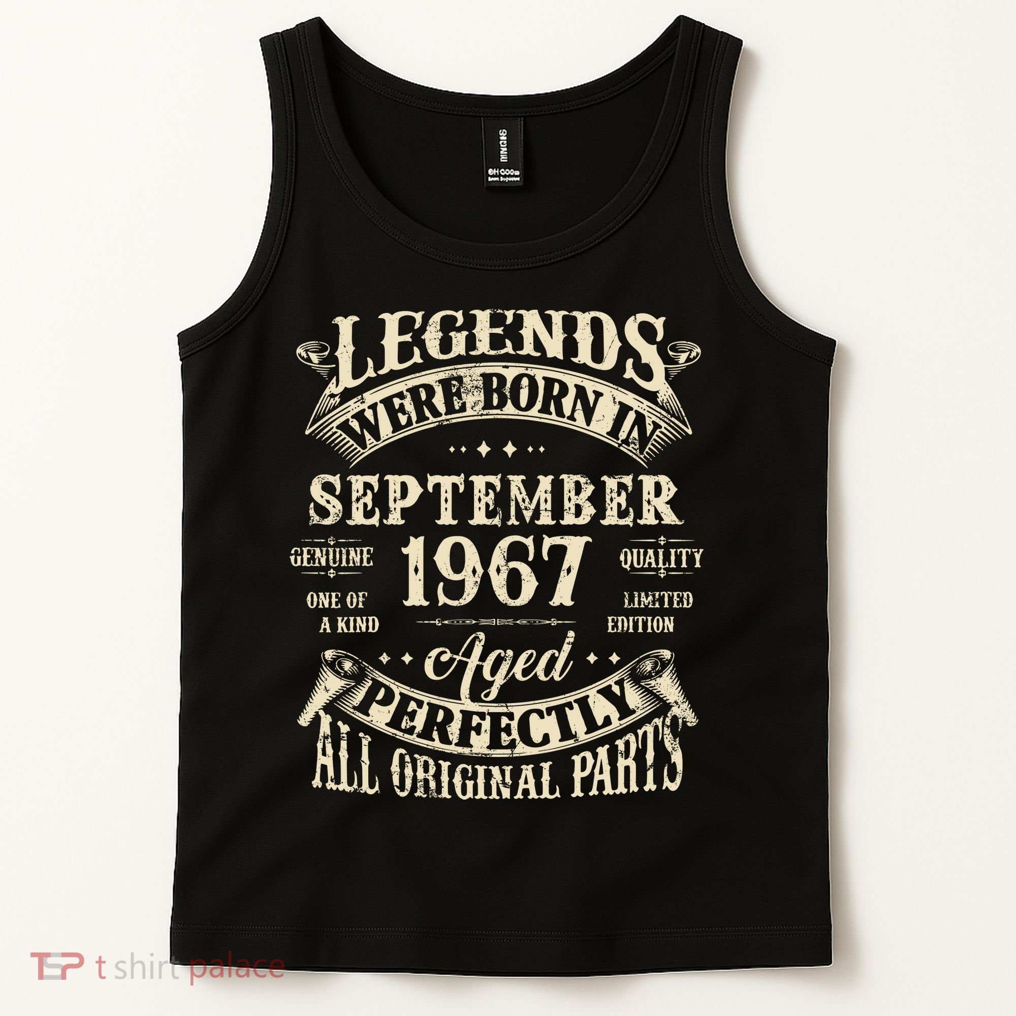 Birthday Gift 1967 Legend September 1967 Tank Top