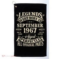 Birthday Gift 1967 Legend September 1967 Golf Towel thumb 0