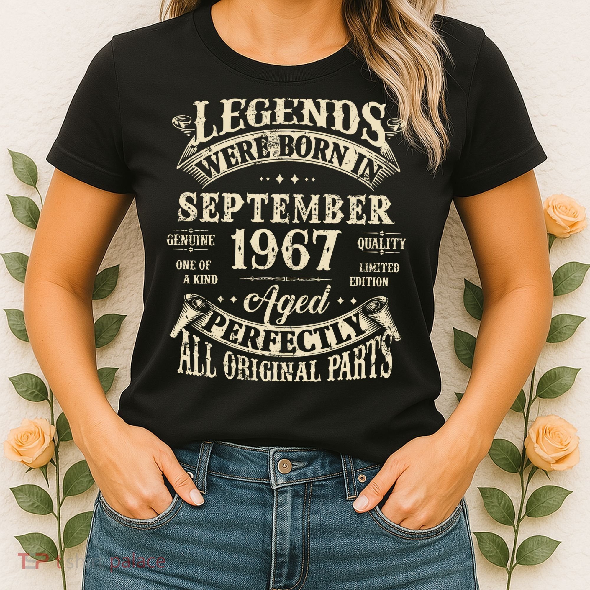 Birthday Gift 1967 Legend September 1967 Women's T-Shirt