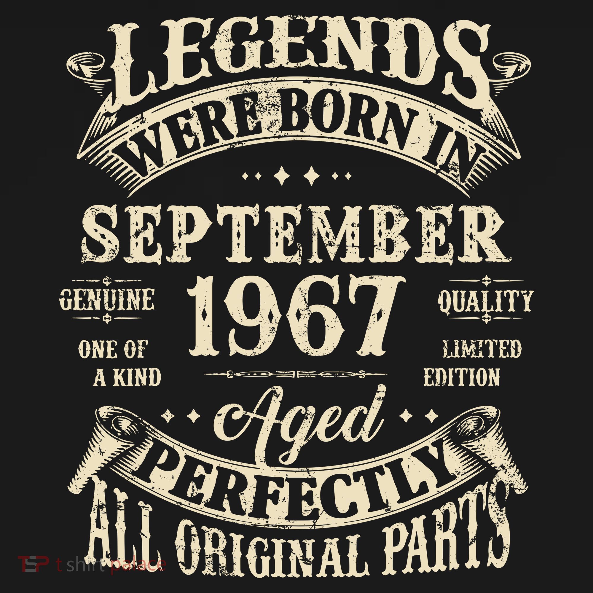Birthday Gift 1967 Legend September 1967 Kids Sweatshirt
