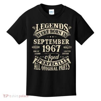 Birthday Gift 1967 Legend September 1967 Kids T-Shirt