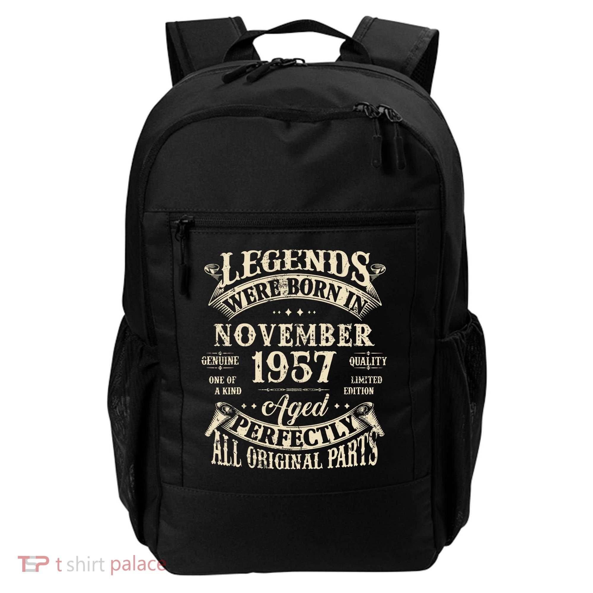 Birthday Gift 1957 Legend November 1957 Backpack