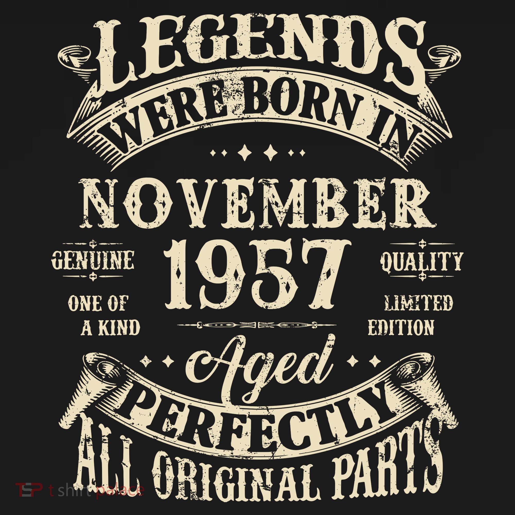Birthday Gift 1957 Legend November 1957 Ornament