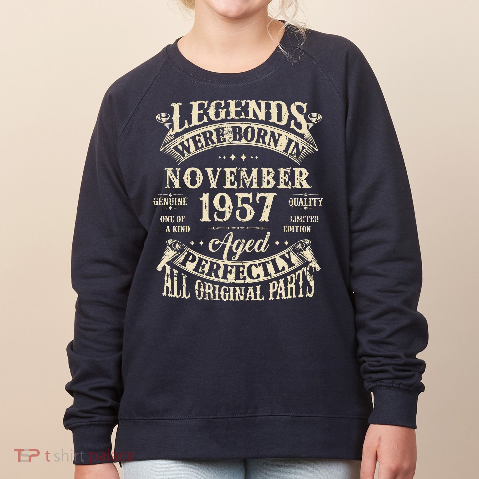 Birthday Gift 1957 Legend November 1957 Women's Sweatshirt