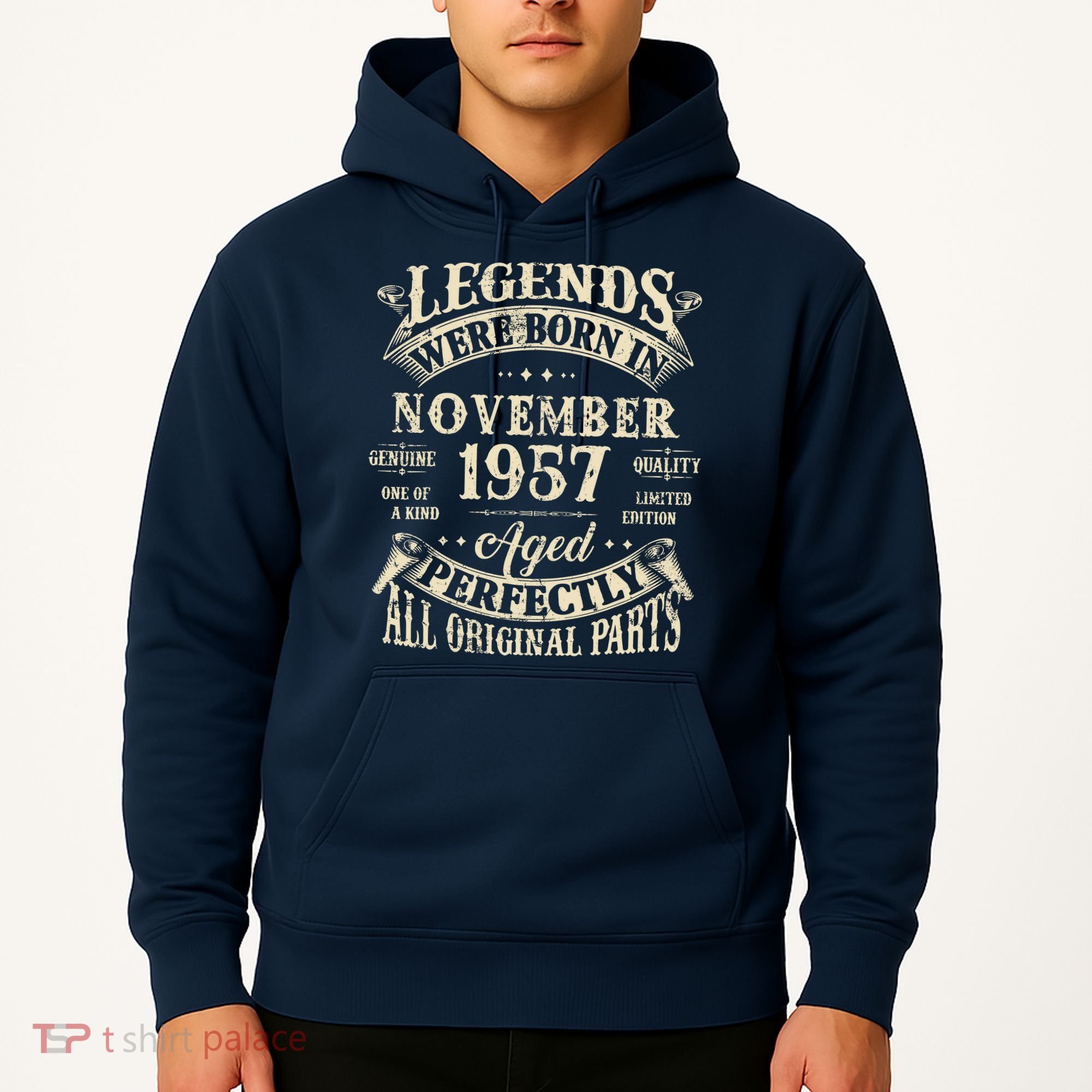 Birthday Gift 1957 Legend November 1957 Hoodie