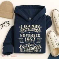Birthday Gift 1957 Legend November 1957 Hoodie thumb 4