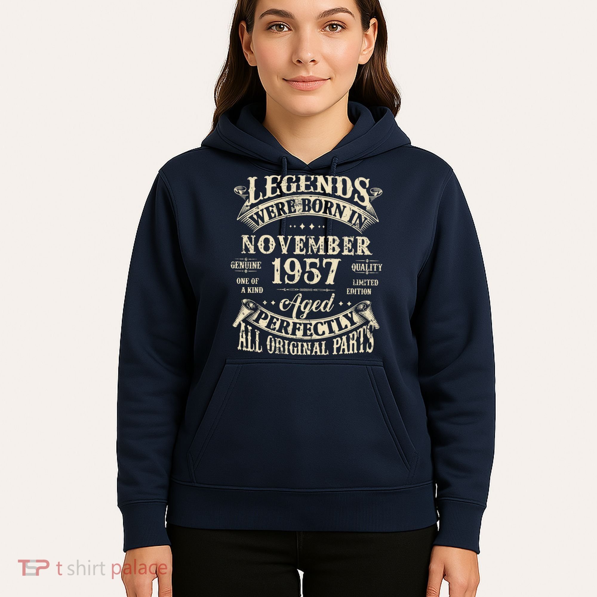 Birthday Gift 1957 Legend November 1957 Hoodie