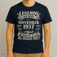 Birthday Gift 1957 Legend November 1957 T-Shirt thumb 3