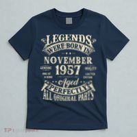 Birthday Gift 1957 Legend November 1957 T-Shirt thumb 5