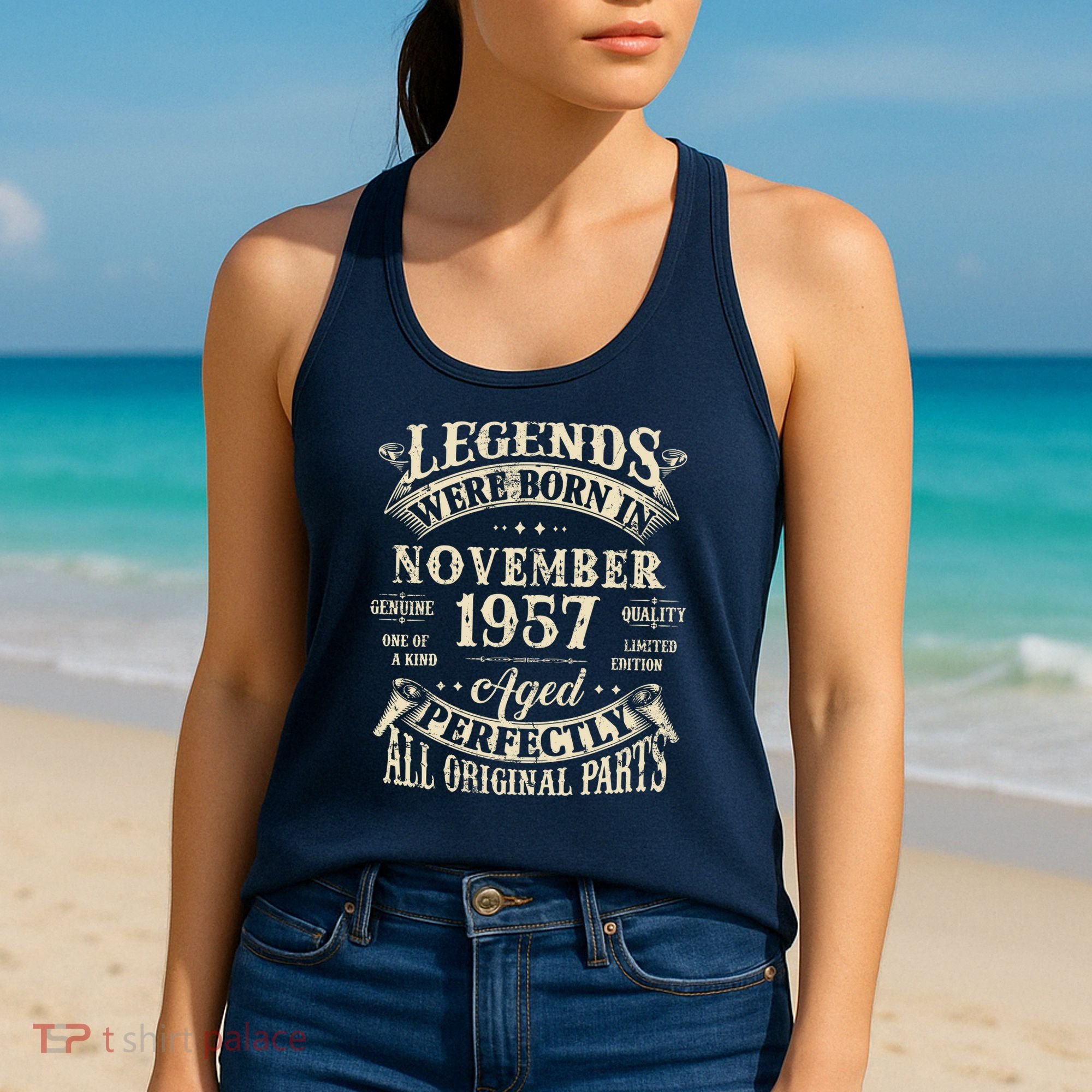 Birthday Gift 1957 Legend November 1957 Women's Tank Top