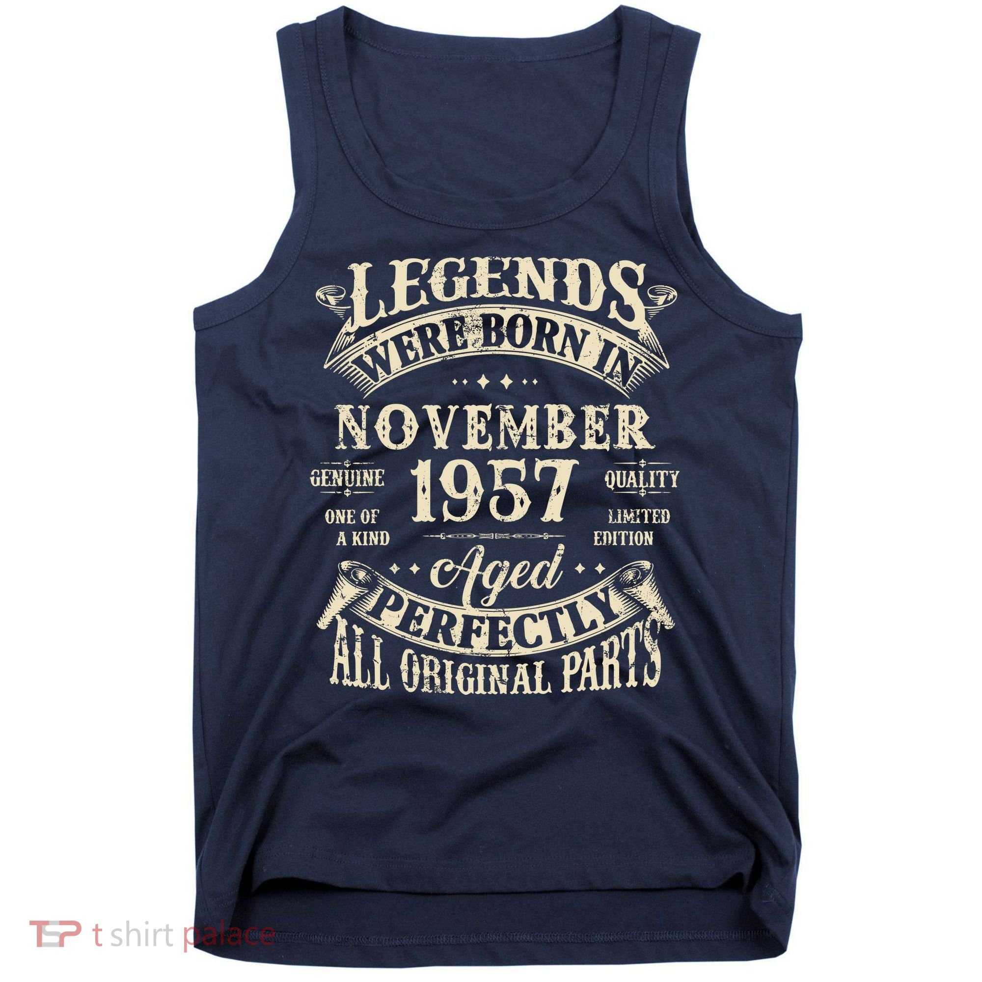 Birthday Gift 1957 Legend November 1957 Tank Top
